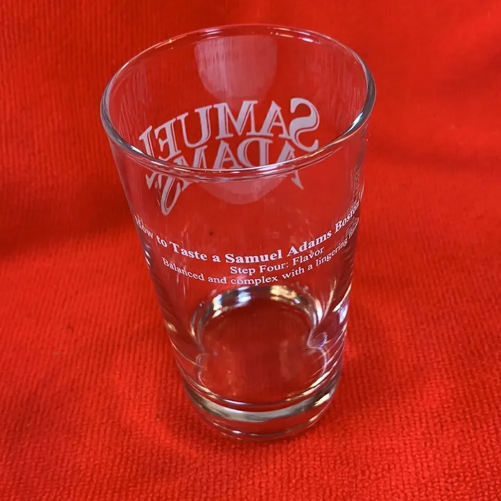 Samuel Adams The Boston Beer Company Set 2 8 Ounces Each Beer Tasting Glasses